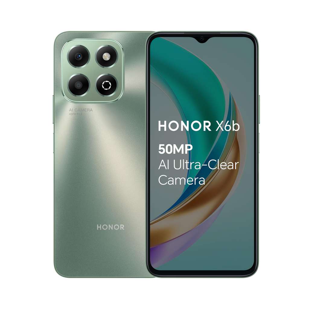 HONOR X6b Unlocked Phone, 6.56" Display, 8GB+128GB, 50MP Camera, Green