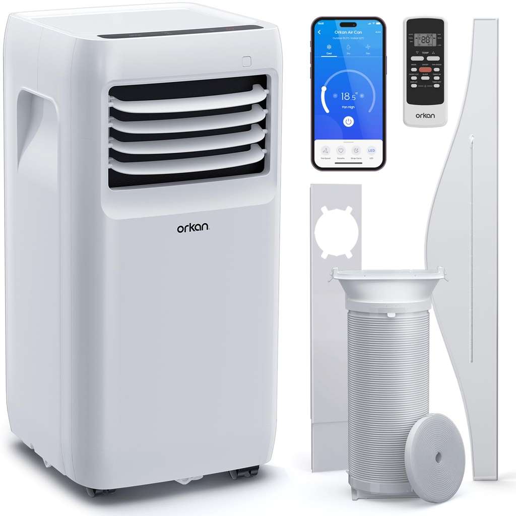 Orkan 9,000 BTU 5-In-1 Portable Air Conditioner | Smart Home WiFi Enabled - Sold & Dispatched By Hague Global UK